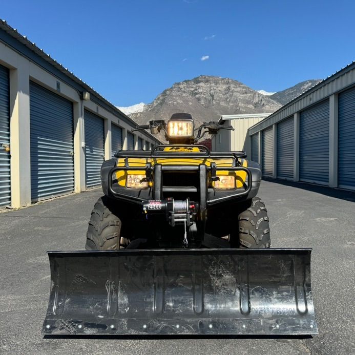 (Automatic)Honda Rubicon 500 4 X 4 Snow Plow