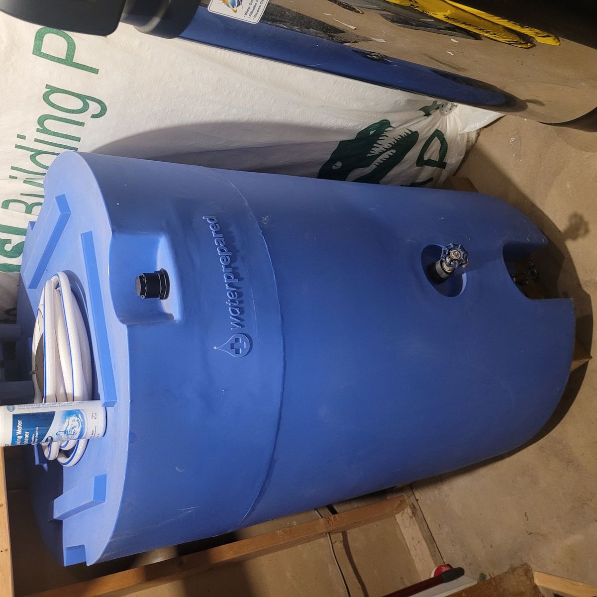 WaterPrepared - 160 GAL Blue Storage Tank