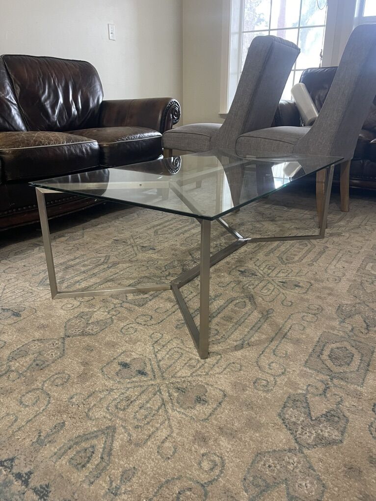 Glass Top Coffee Table
