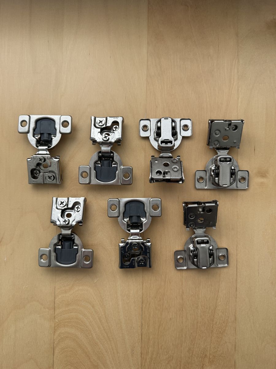 Soft Close Cabinet Hinges 1/2 inch Overlay  NEW