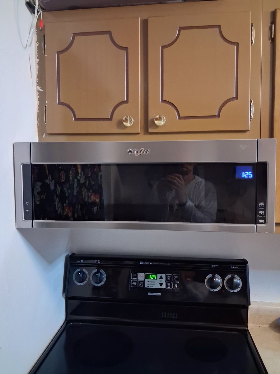 Whirlpool Low Profile Stainless Steel Over-The-Range Microwave