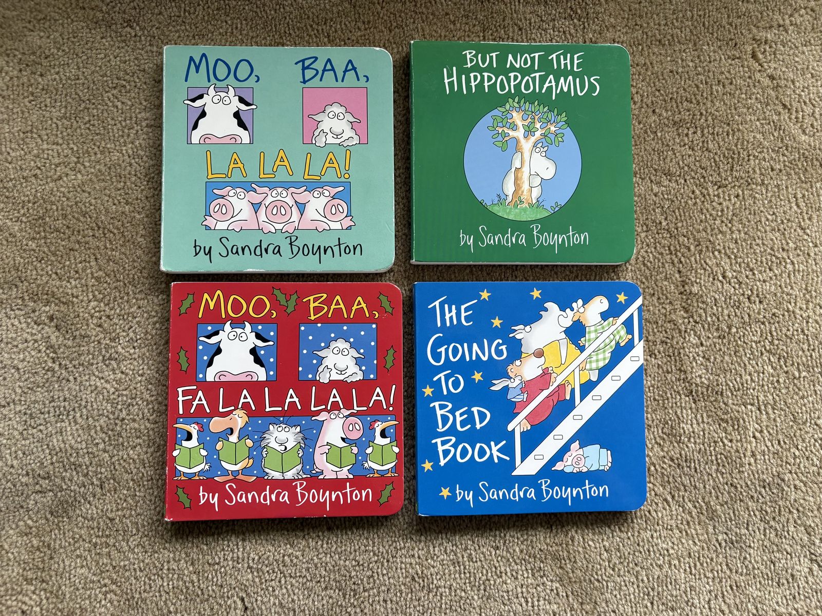 Four Sandra Boynton Board Books