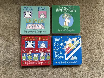 Four Sandra Boynton Board Books