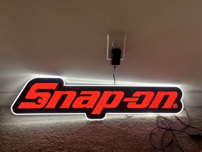 Snap-on Light Up Sign