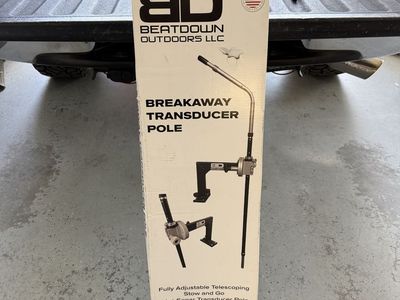 (NEW) BeatDown Outdoors Breakaway Transducer Pole for Garmin LiveScope