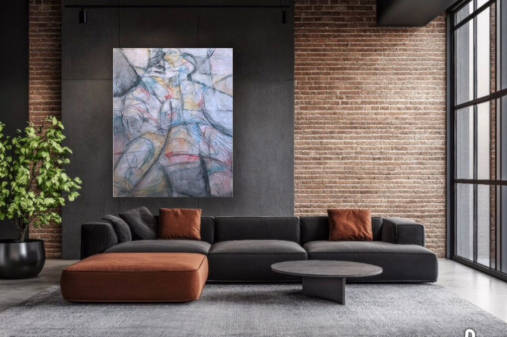 ART SALE Artwork Painting modern W/ COA Signed