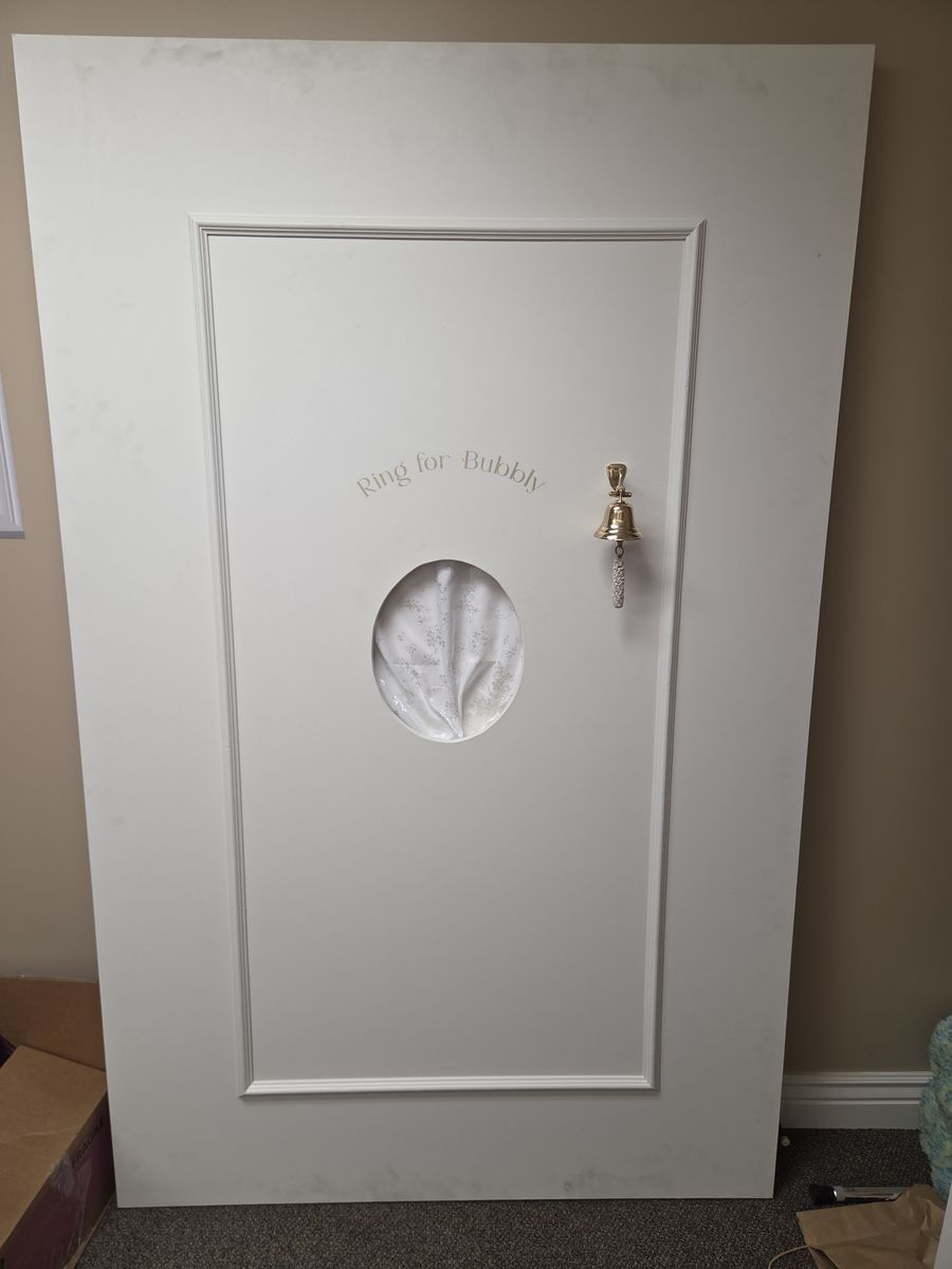 ring bell for champagne wall rental