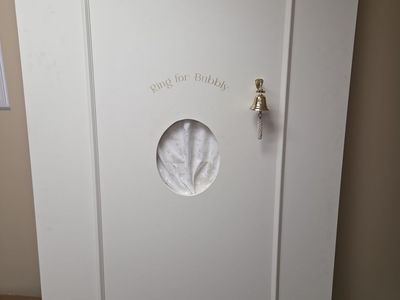 ring bell for champagne wall rental