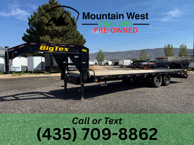 2023 USED Big Tex 8.5X25-15.9K Gooseneck Equipment Trailer