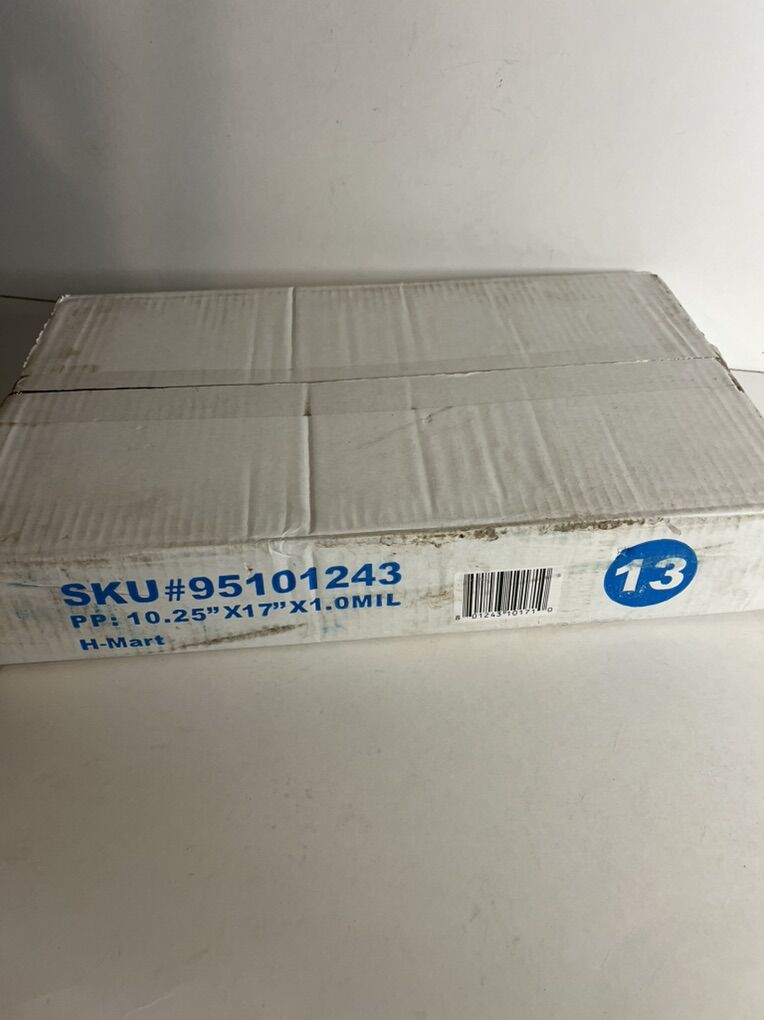 1000 Bags Per Box Clear Vented Open Top Non-seal