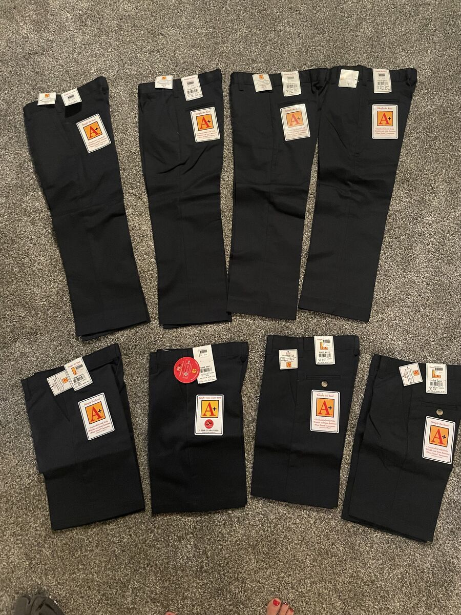 New Boys Pants & Shorts $188 worth & price tags on 4 new pants, 4 new shorts, 2 pants. Private School Navy Blue.