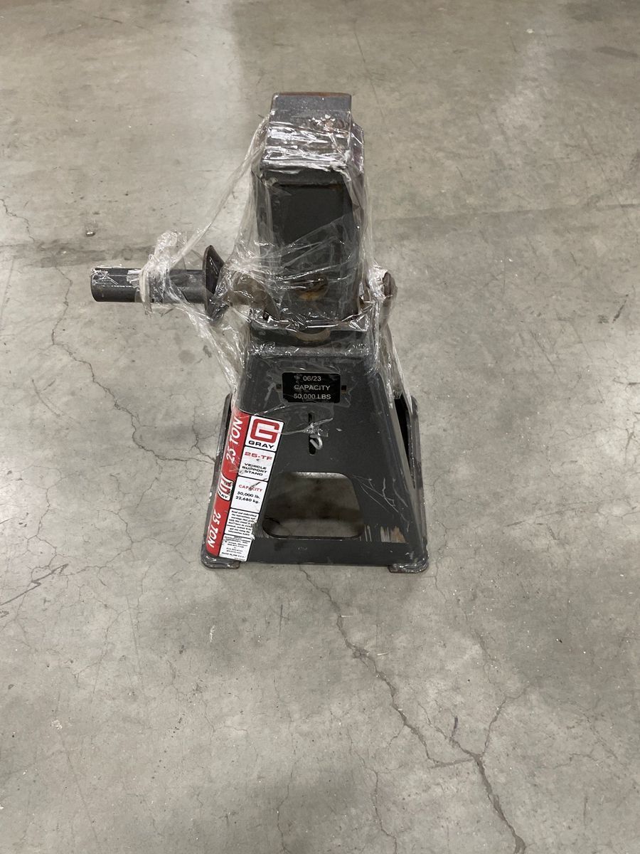 Gray 25 Ton Vehicle Support Jack Stand (12-20") 25-TF Heavy Duty, Universal