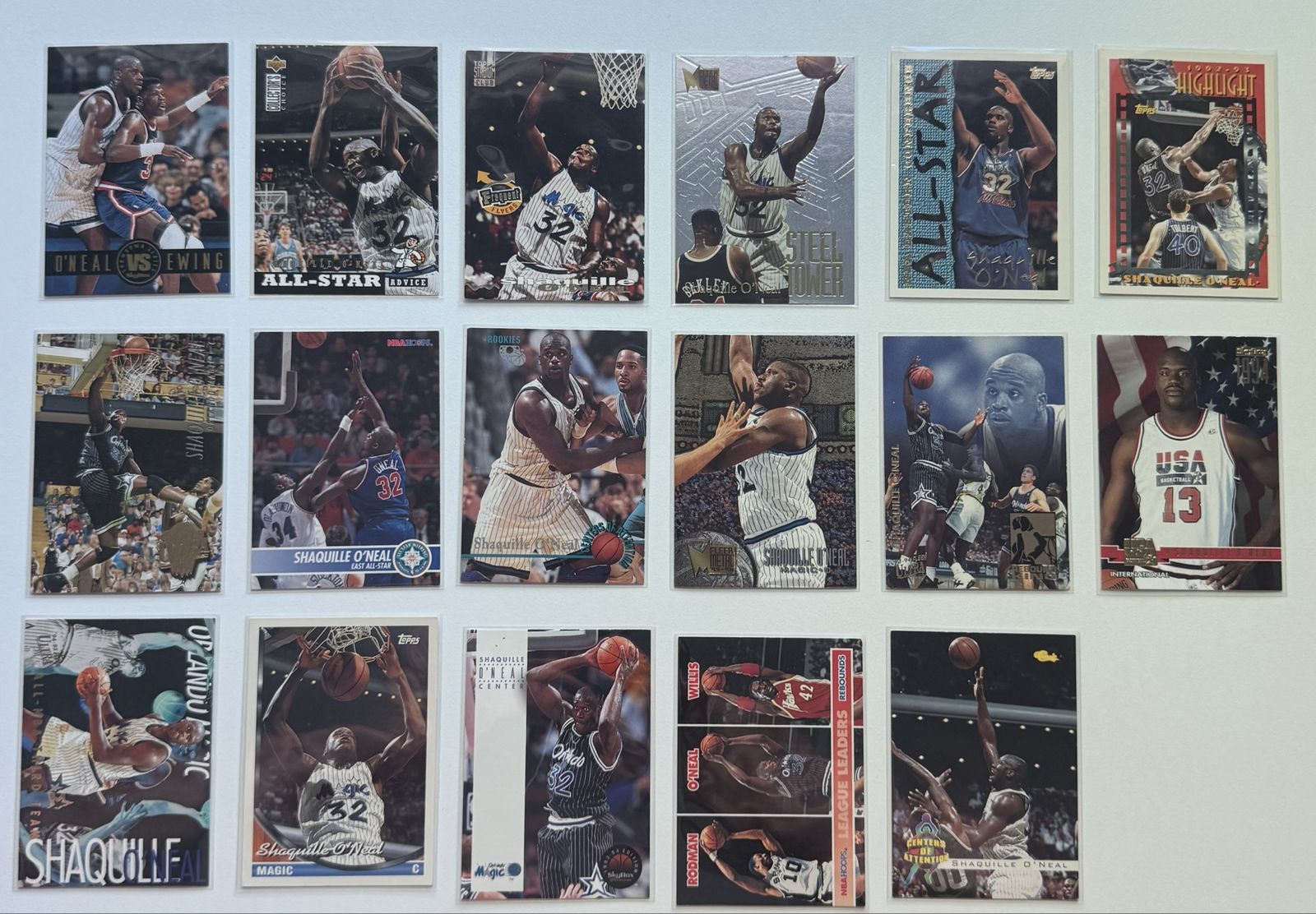 Shaquille O’Neal basketball Cards