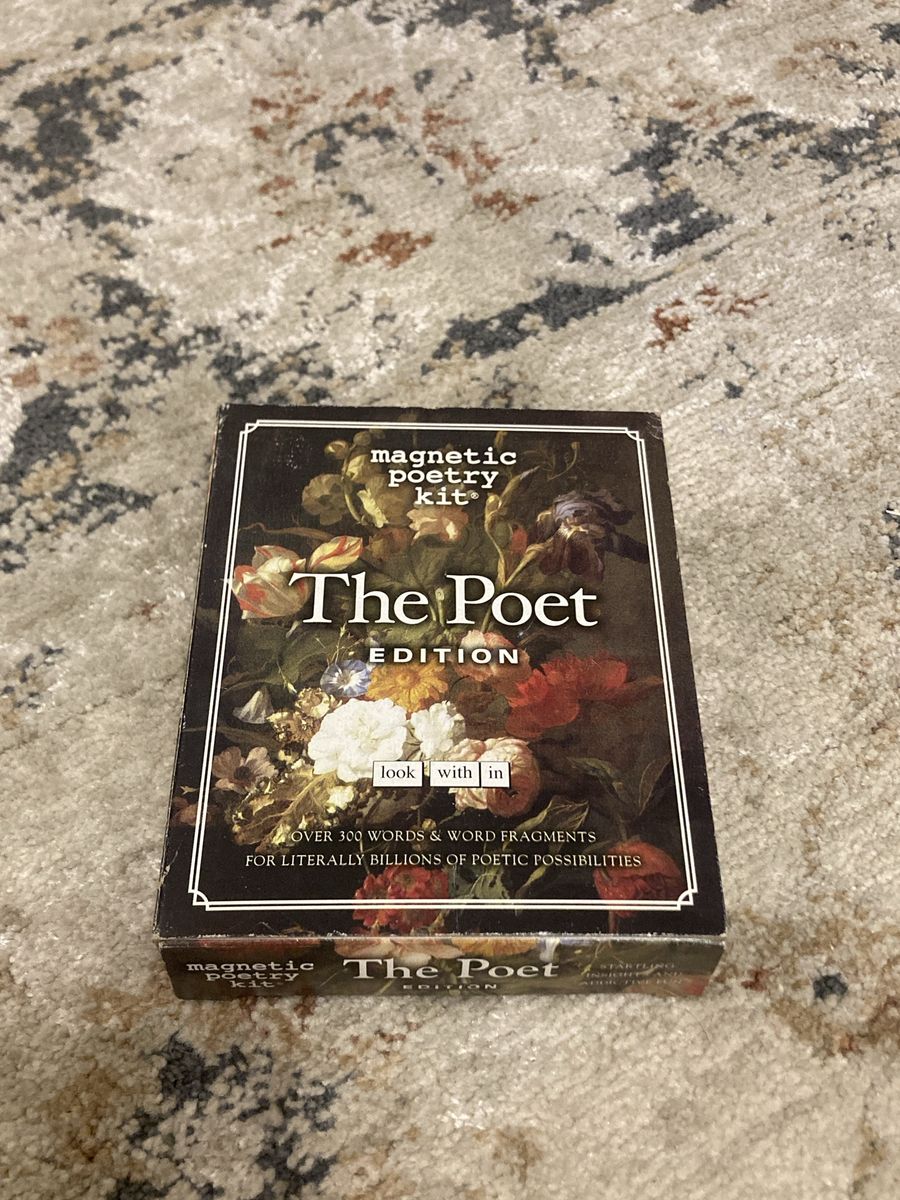 Magnetic Poetry Kit: The Poet Edition - Over 300 Words for Creative Expression