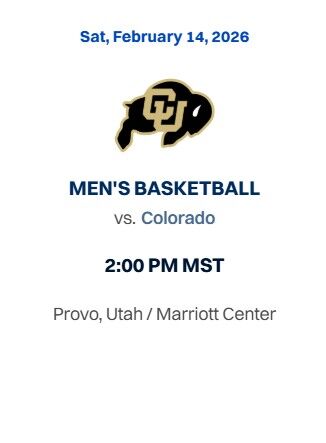 BYU Vs Colorado Basketball-Jimmer Jersey Retirement! 2 seats