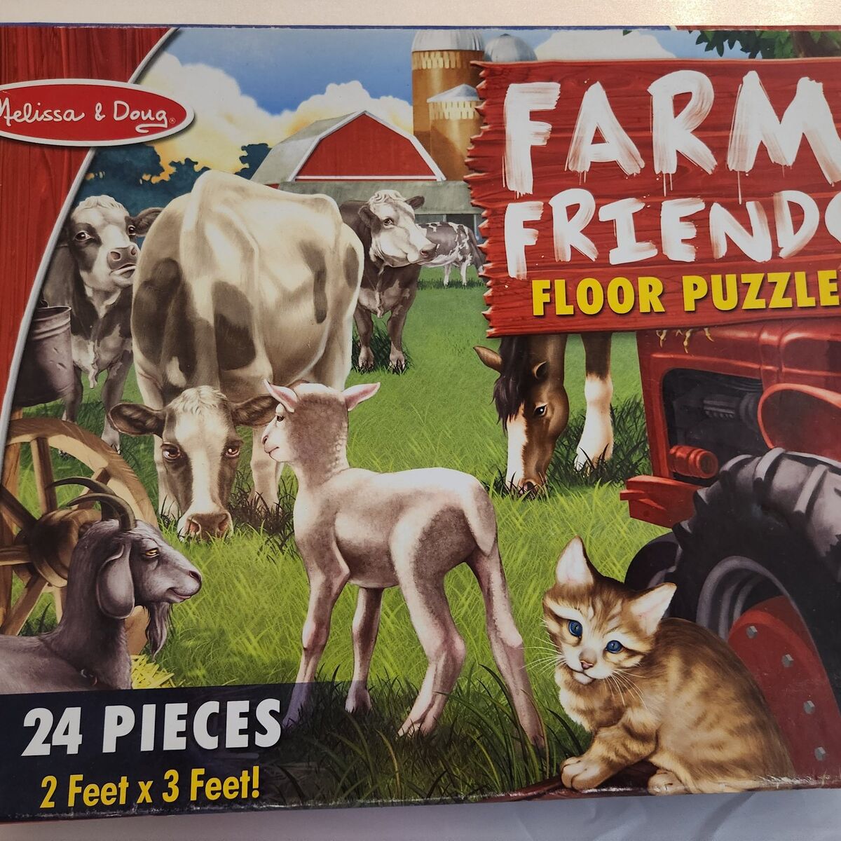 Melissa & Doug Farm Friends Floor Puzzle