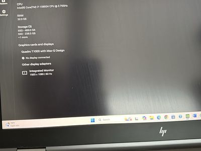 HP 17.3 inch Laptop i7 Core 10th Gen 32 GB RAM 1.25 TB SSD NVIDIA