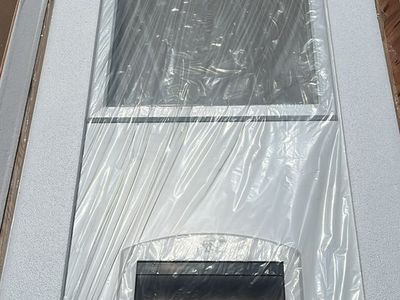 New Front/Back Exterior Door with Built-In Pet Door