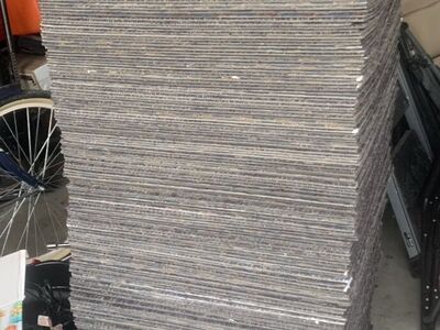 RUBBER BACK 2' X 2' CARPET TILES