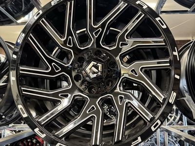 Brand new set of 4 wheels TIS Off-Road GlossBlack Milled 20x10.