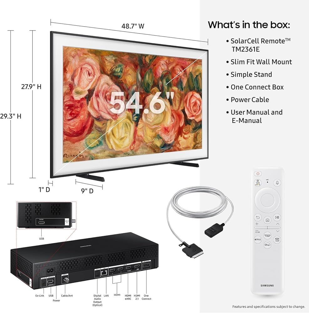 Samsung 55" The Frame QLED 4K Smart TV