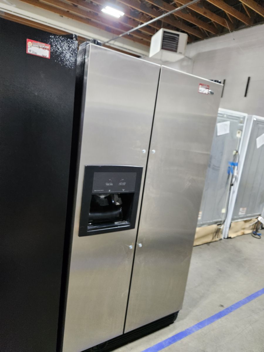 Amana Side-by-Side Refrigerator Stainless Steel
