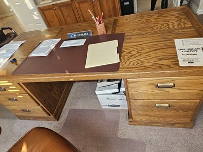 Solid Wood Office Desk