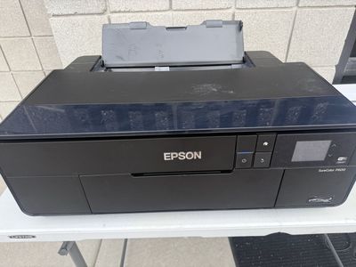 FOR PARTS OR REPAIR - Epson SureColor P600 Printer - Clogged Print Heads