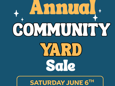 Foxboro Annual Community Yard Sale Next Week!