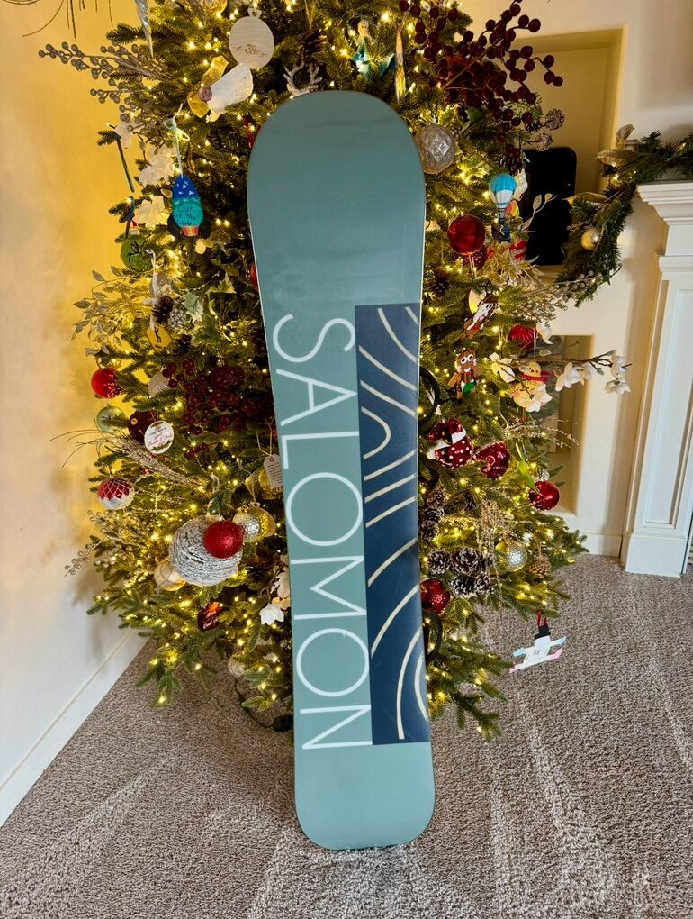 Solomon Snowboard (162W) w/Burton Step-On