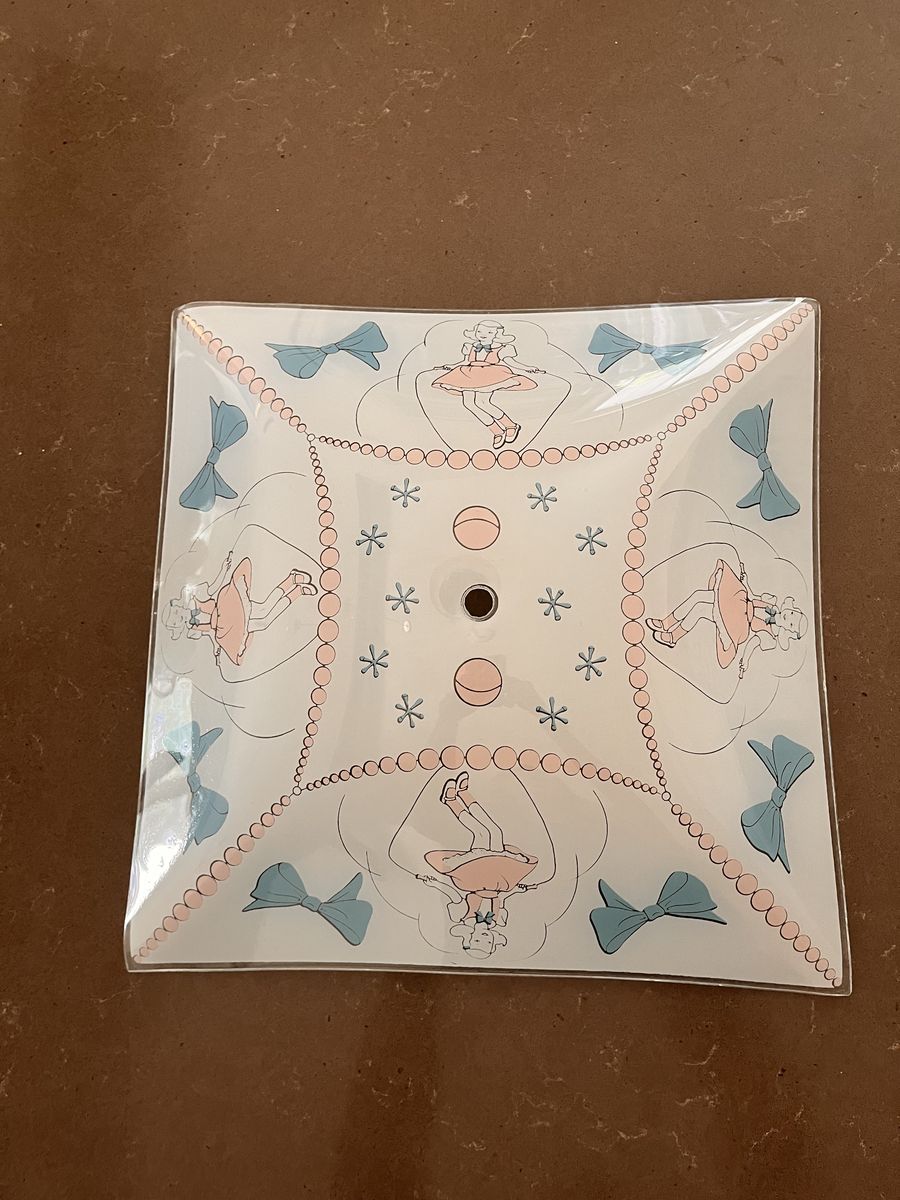 Vintage glass ceiling light