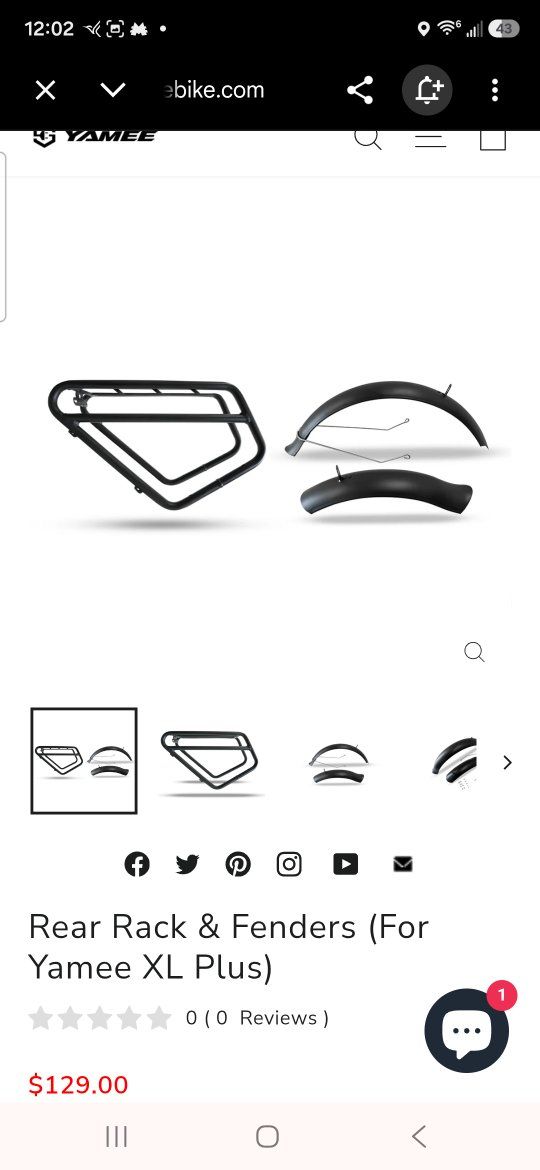 Rear Rack & Fenders Set