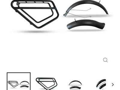 Rear Rack & Fenders Set