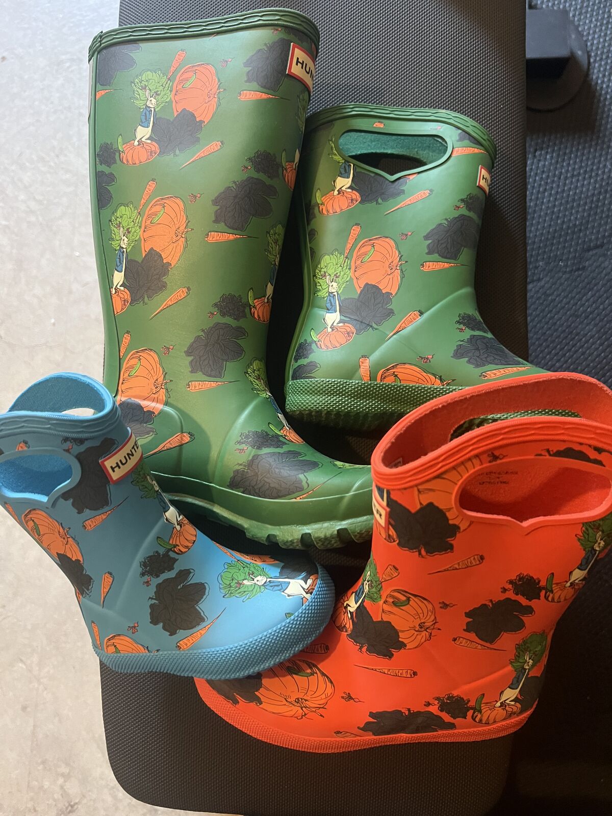Hunter Peter rabbit rain boots new
