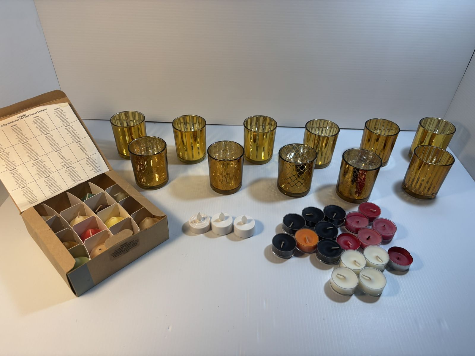 Votive Candle Holders and Candle Bundle