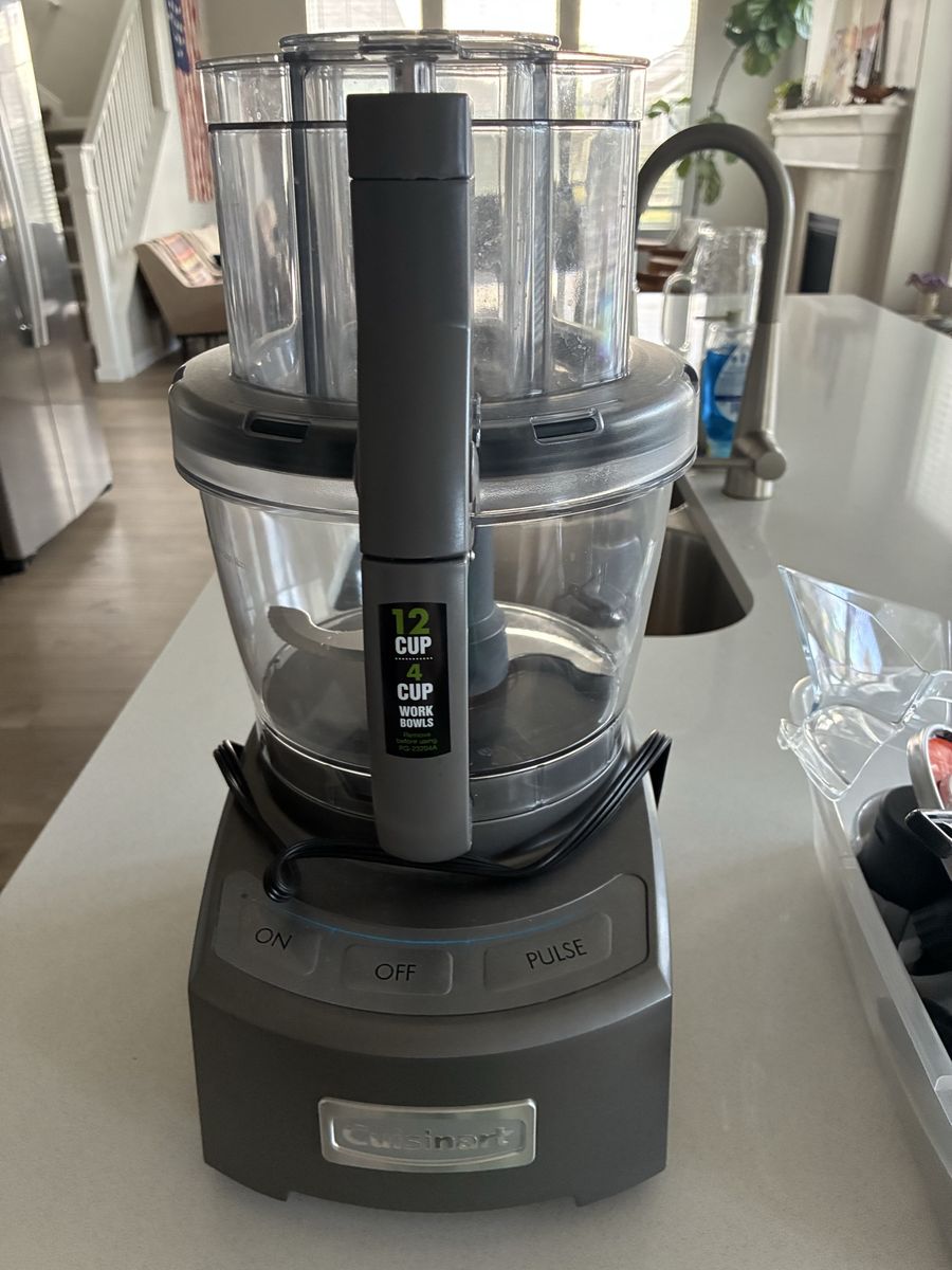 Cuisinart 12-Cup Food Processor with Multiple Work Bowls - Gray
