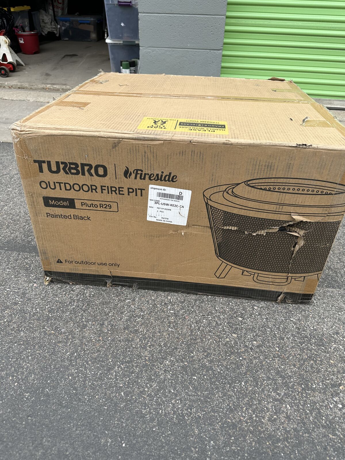 Fire Pit - Turbro Pluto R29 Outdoor Firepit