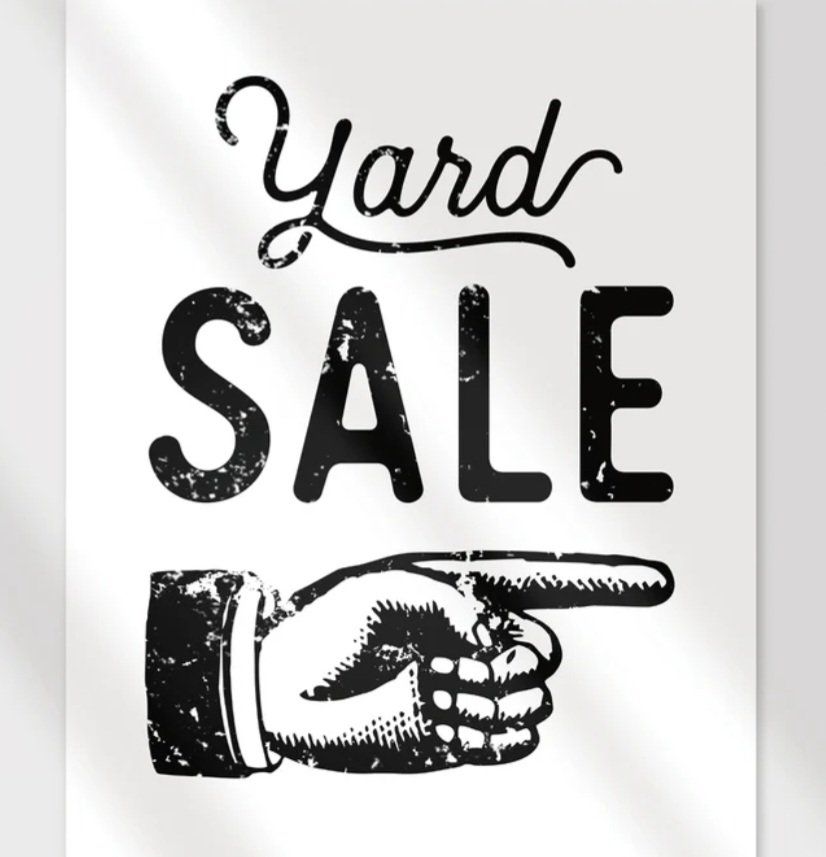 Yard Sale Happening Now!