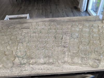 Various Size Canning Jars