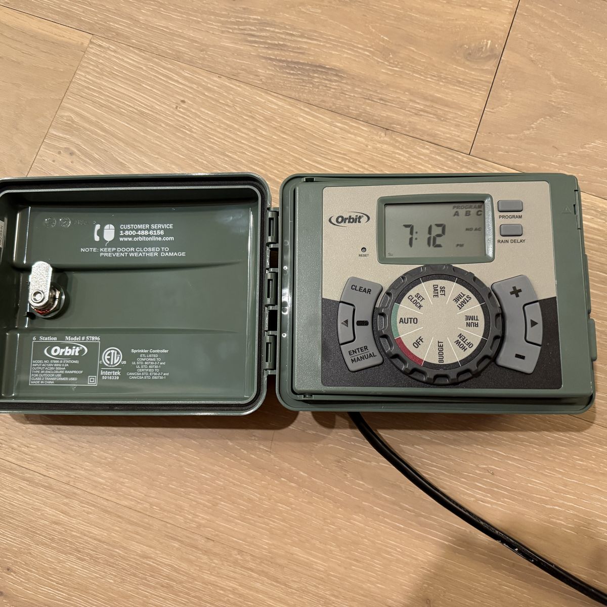 Orbit Easy-Set Logic 6-Station Sprinkler Timer