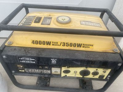 Gas powered generator