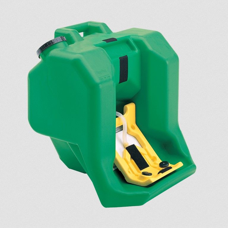 16 Gallon portable gravity fed eyewash station -new in box