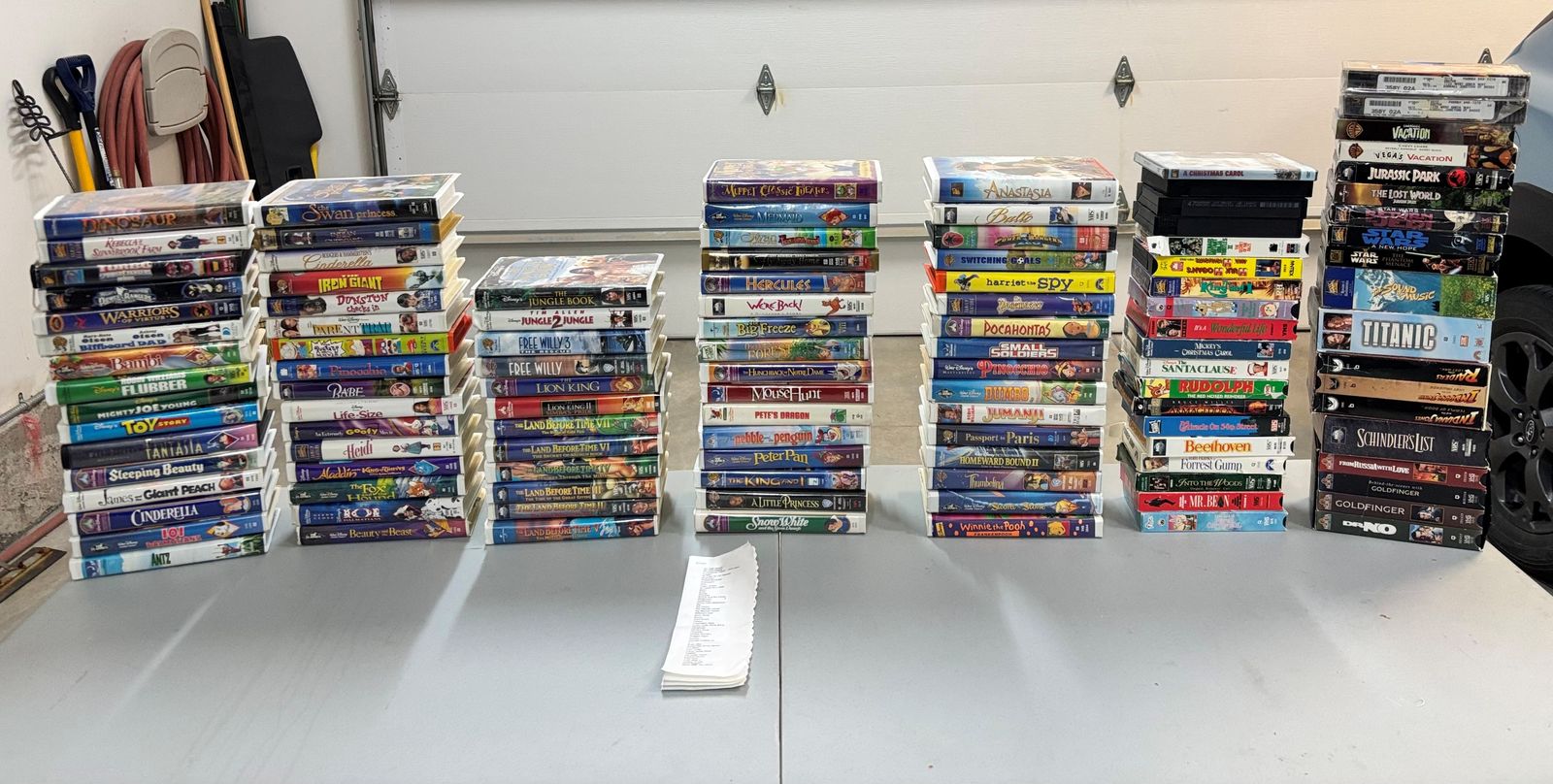 114 VHS Tapes