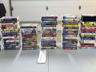 114 VHS Tapes