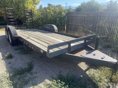 Utility Trailer - 14,000 gvw Flatbed with Ramps