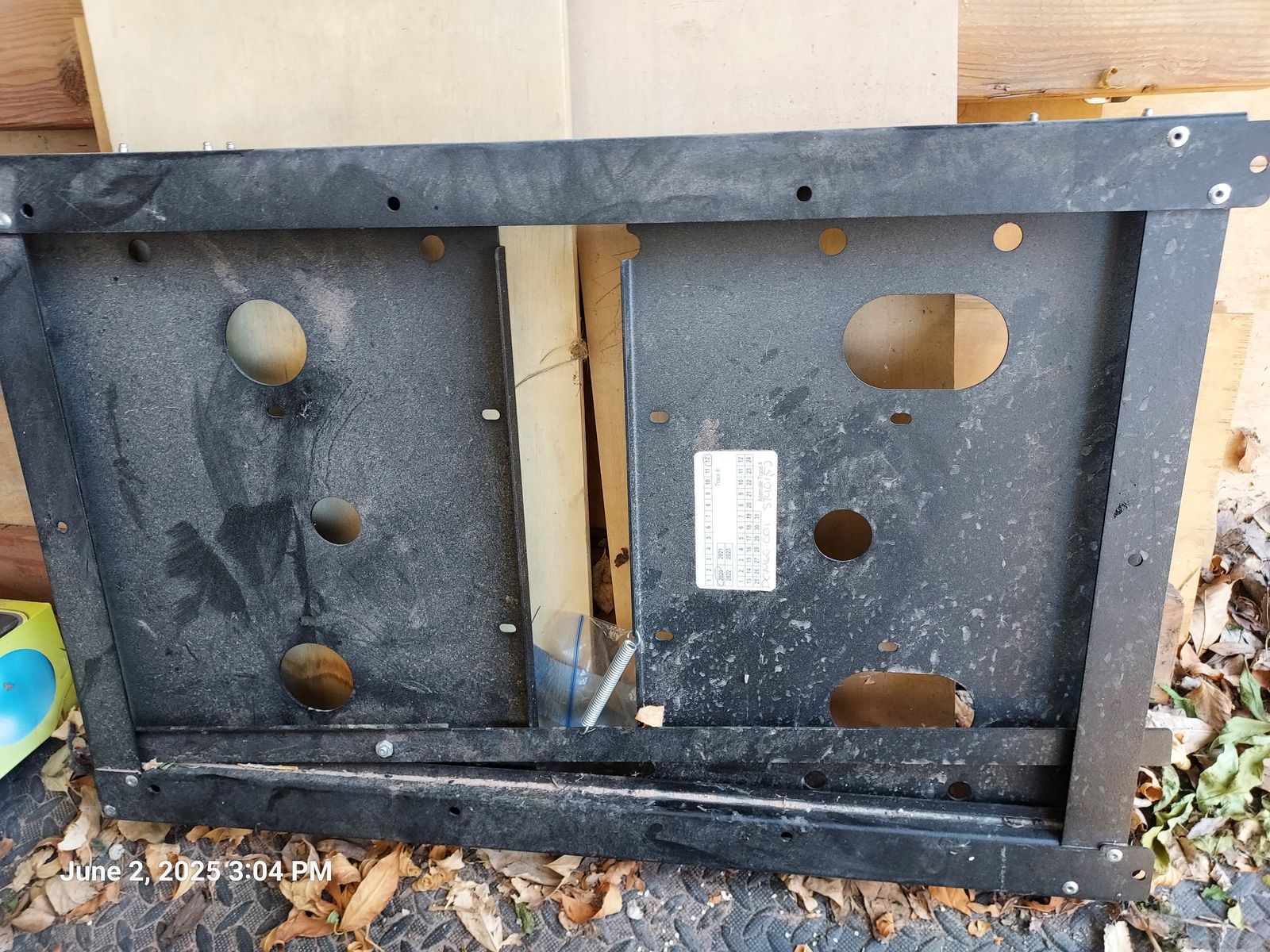 Dometic - Metal sliding mount for Dometic refrigerator