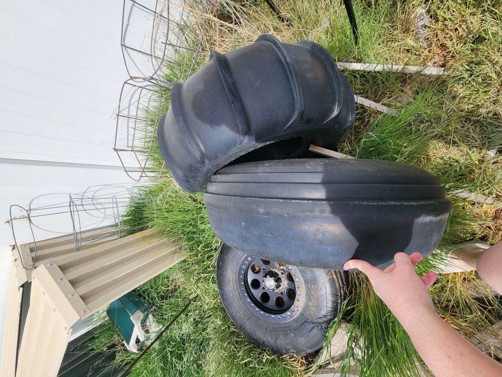 Sand slinger rims and paddles