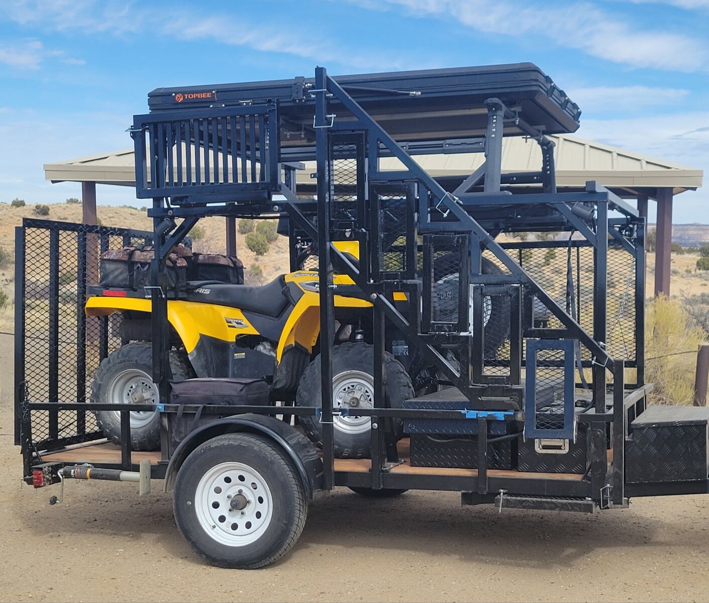 Custom 6x10 Off-Road Camp Trailer – Fully Equipped