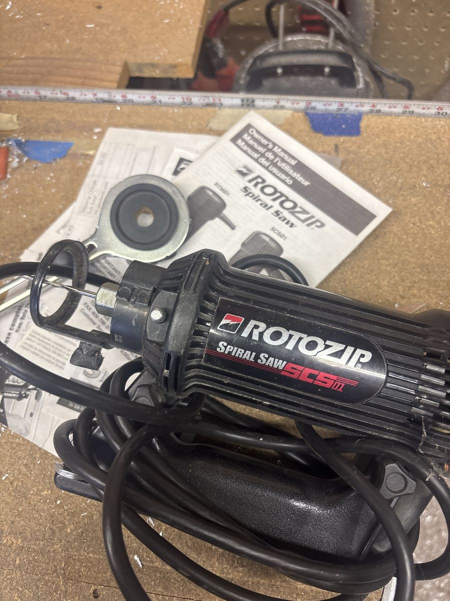 Rotozip SCS01 Spiral Saw Rotary Tool with Manual and Accessories