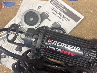 Rotozip SCS01 Spiral Saw Rotary Tool with Manual and Accessories